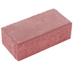 Pavés Classiques Rouge - 10 x 20 x 6 cm